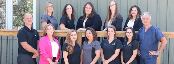 Dr. Brian Croppo's dental team